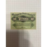 10 пфенингов (нотгельды) г. Германия.-1412