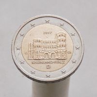 Германия 2 евро 2017 D Рейнланд-Пфальц
