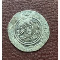 Сасаниды драхма Хосров второй (вес 4,07).     .И-32