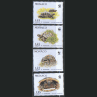 МОН. М. 2046/49. 1991. Черепахи. Чист.