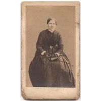 Старинная фотография на картоне