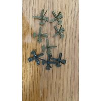 Эмблема. Знак петличный полевой. Инженерные войска. ВС СССР.