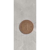 Латвия 1 сантим 1997