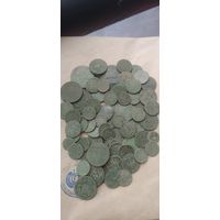 Лот 70 монет с рубля.