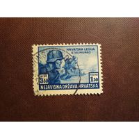 Хорватия 1943 г.Пехотинцы в Сталинграде./32а/
