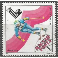 Венгрия. Авиа. Олимпиада Лейк Плесид'79. 1979г. Mi#3392.