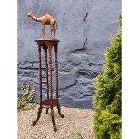 Антикварная Викторианская Жардиньерка / Цветочный столик / Подставка / Колонна, Европа.