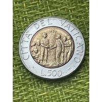 Ватикан 500 лир 1994 г