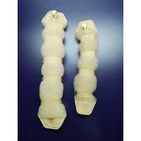 Поролоновые валики для волос с кнопкой.