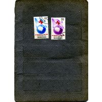 БУРУНДИ, 1963,  100 лет КР. КРЕСТУ, 2м  по 50 коп шт