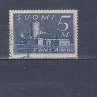 [1568] Финляндия 1930. Культура.Архитектура.Крепость. Гашеная марка.