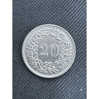 20 раппенов Швейцария 1970