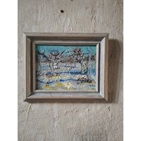 Авторская работа с натуры этюд масло