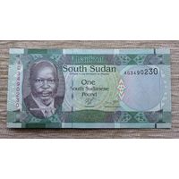 Werty71 Южный Судан 1 фунт 2011 UNC банкнота