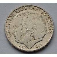 Швеция, 1 крона 1991 г.