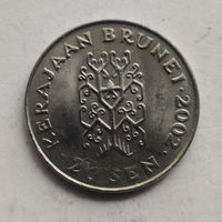 Бруней 20 сенов  2002 г.