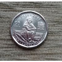 Werty71 Фиджи 50 центов 2017  Команда Фиджи чемпионы Олимпиады 2016  по регби 7