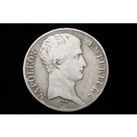 5 франков 1804 г. Париж (Франция), Наполеон Бонапарт. Кабинетная патина!