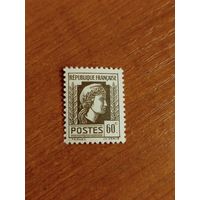 1944-45 Франция Французский Комитет Национального Освобождения Марианна чистая клей MNH** (4-1)