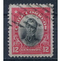 Чили - 1911/13г. - известные люди, 12 с, перф. 12 - 1 марка - гашёная. Без МЦ!