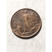 Италия 1 сентизим 1914