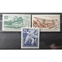 Германия, ГДР 1957 г. Mi.569-571 MNH** полная серия