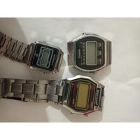Часы электроника лотом с рубля без мпц!