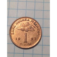 1 сен Малайзия 1997 год.