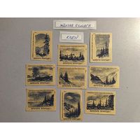 Спичечные этикетки Комбинат "Красный Якорь" (ф-ка "Белка"). Берегите лес