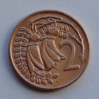 Новая Зеландия 2 цента. 1973 г.