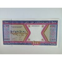 Мавритания 100 UNC 2002 г. с рубля
