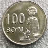 Узбекистан 100 сумов  2018 г.  (4)