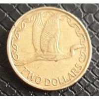 Новая Зеландия 2 доллара 1990