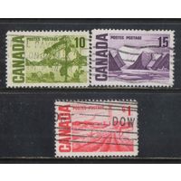 GB Доминион Канада 1967 ЕII Вып Столетие Том Томсон Сосна Банкса Лоурен Харрис Остров  Байлот Генри Глайд Нефтяное поле 3 в Эдмонтоне Стандарт #404,405,,409