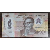 Ангола 500 кванза 2020 год P-161a полимер UNC (Чудеса природы)
