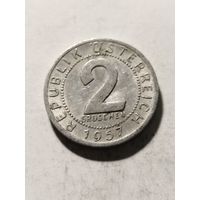 Австрия 2 гроша 1957