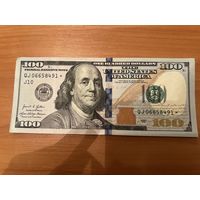 100 долларов со звездой
