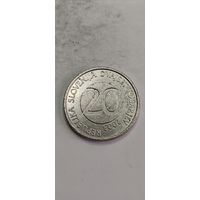 Словения 20 толар 2003