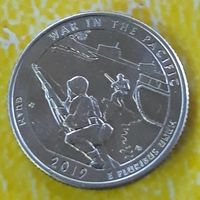 25 центов 2024 W США XF Война на Тихом океане