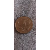 Кипр 5 цент 2001
