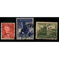 Австралия - 1947 [Mi. 179-181] Гашеная (AU02)