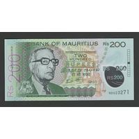 Маврикий 200 рупий 2024 года. Тип P-65B. Состояние UNC