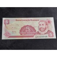 Никарагуа 5 сентаво 1991 Unc