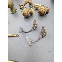 Старинные крючки держатели для одежды. Франция.