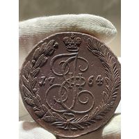 5 копеек 1764 ЕМ без МЦ.Кладовая.Состояние!!