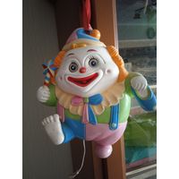 Клоун игрушка заводная. Винтаж. Европа.