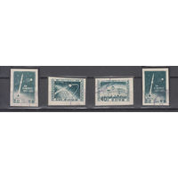 Космос. Первый спутник. КНДР. 1958. 4 марки б/з. Michel N 141-144 (50.0 е)