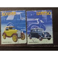 Япония, 2000. Автомобили. Mi-3,2 евро гаш.