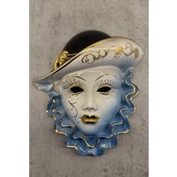 Венецианская Маска. Синяя.   Распродажа коллекции!!!