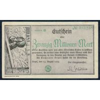 Германия 20.000.000 марок 1923 год.